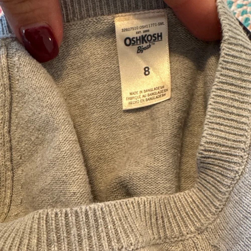 OshKosh B'gosh Gray Knit Sweater